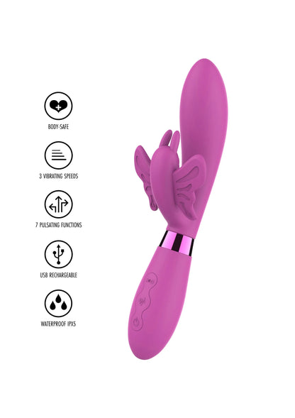 Bestel: Love Rabbit Farfalla Festival Vibrator by ToyJoy - bij Happytoys: de erotische sex webshop | liever Happy dan Easy ⭐⭐⭐⭐⭐