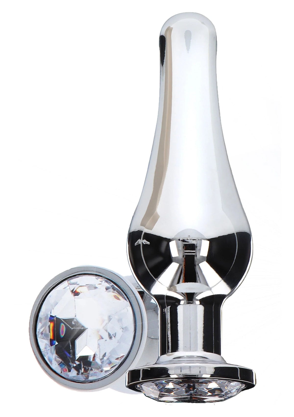 Bestel: Diamond Bum Bijou Medium - bij Happytoys: de erotische sex webshop | liever Happy dan Easy ⭐⭐⭐⭐⭐ - Default Title - 10271 - SILVER