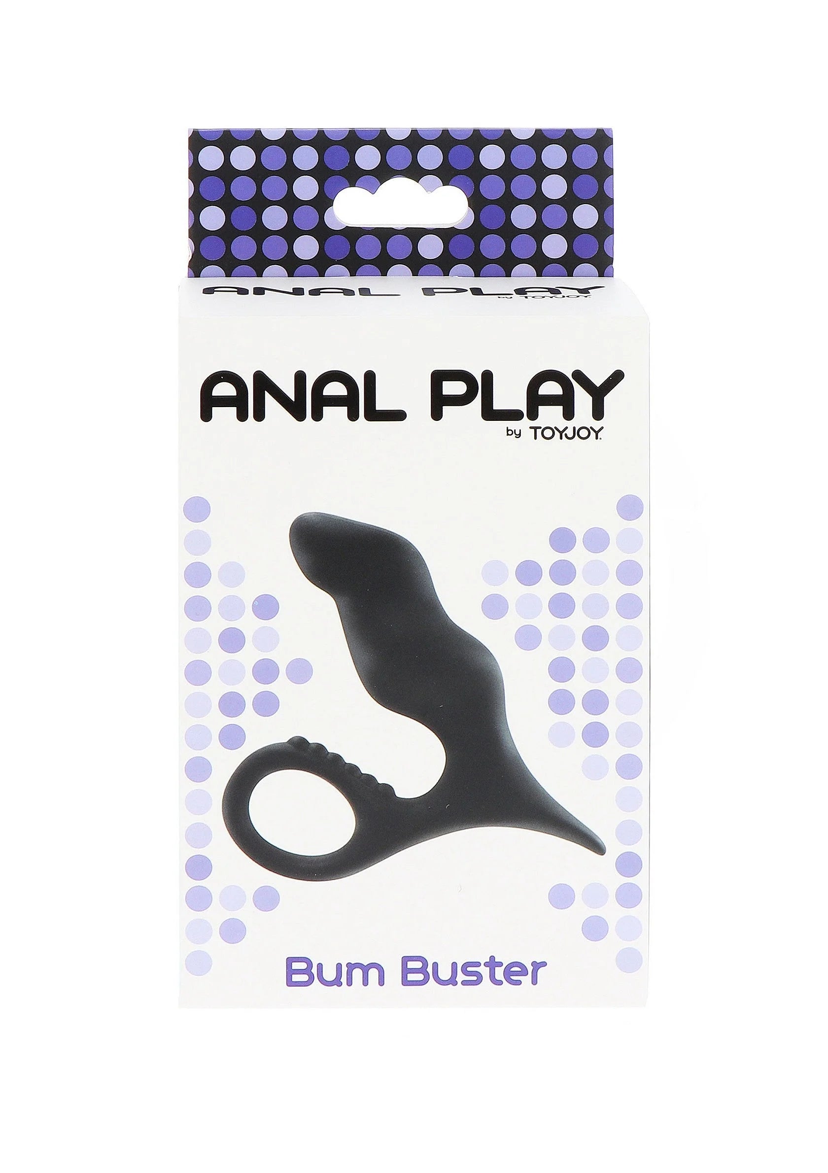 ANAL PLAY Bum Buster verpakking met zwarte anale plug