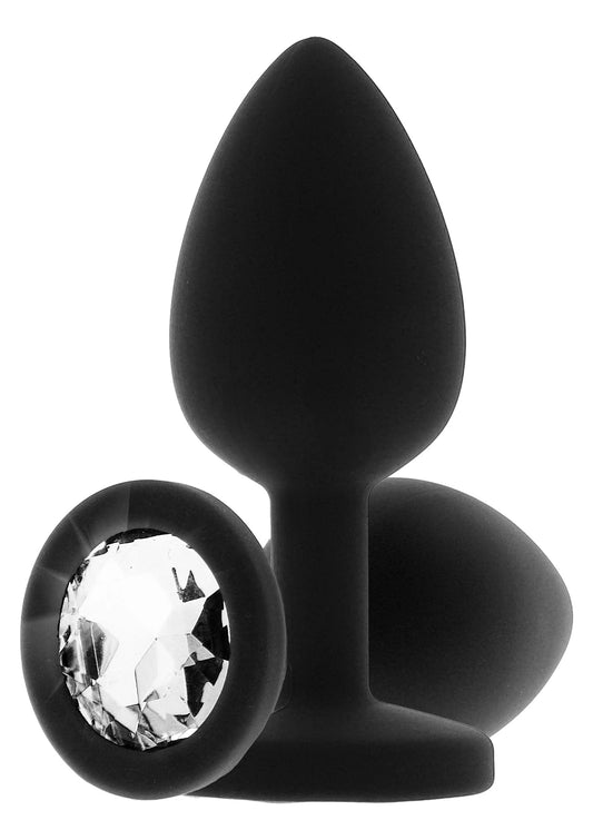 Bestel: Diamond Booty Jewel Large - bij Happytoys: de erotische sex webshop | liever Happy dan Easy ⭐⭐⭐⭐⭐ - Default Title - 10295 - BLACK