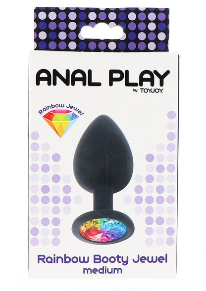 Bestel: Rainbow Booty Jewel Medium - bij Happytoys: de erotische sex webshop | liever Happy dan Easy ⭐⭐⭐⭐⭐