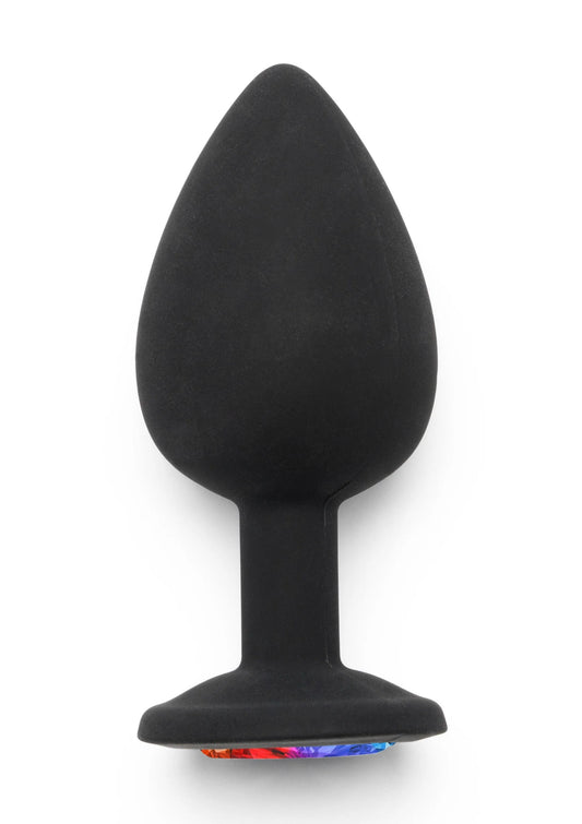 Bestel: Rainbow Booty Jewel Large - bij Happytoys: de erotische sex webshop | liever Happy dan Easy ⭐⭐⭐⭐⭐