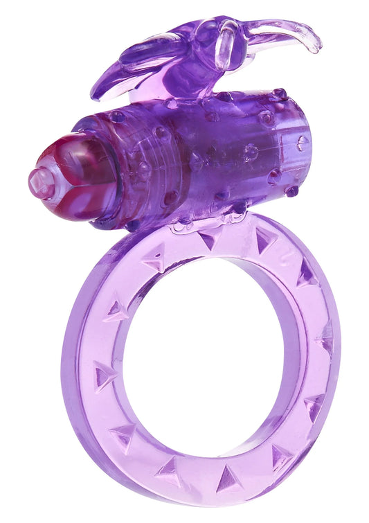 Bestel: Flutter Ring Vibrating - bij Happytoys: de erotische sex webshop | liever Happy dan Easy ⭐⭐⭐⭐⭐ - Default Title - 10308 - PURPLE