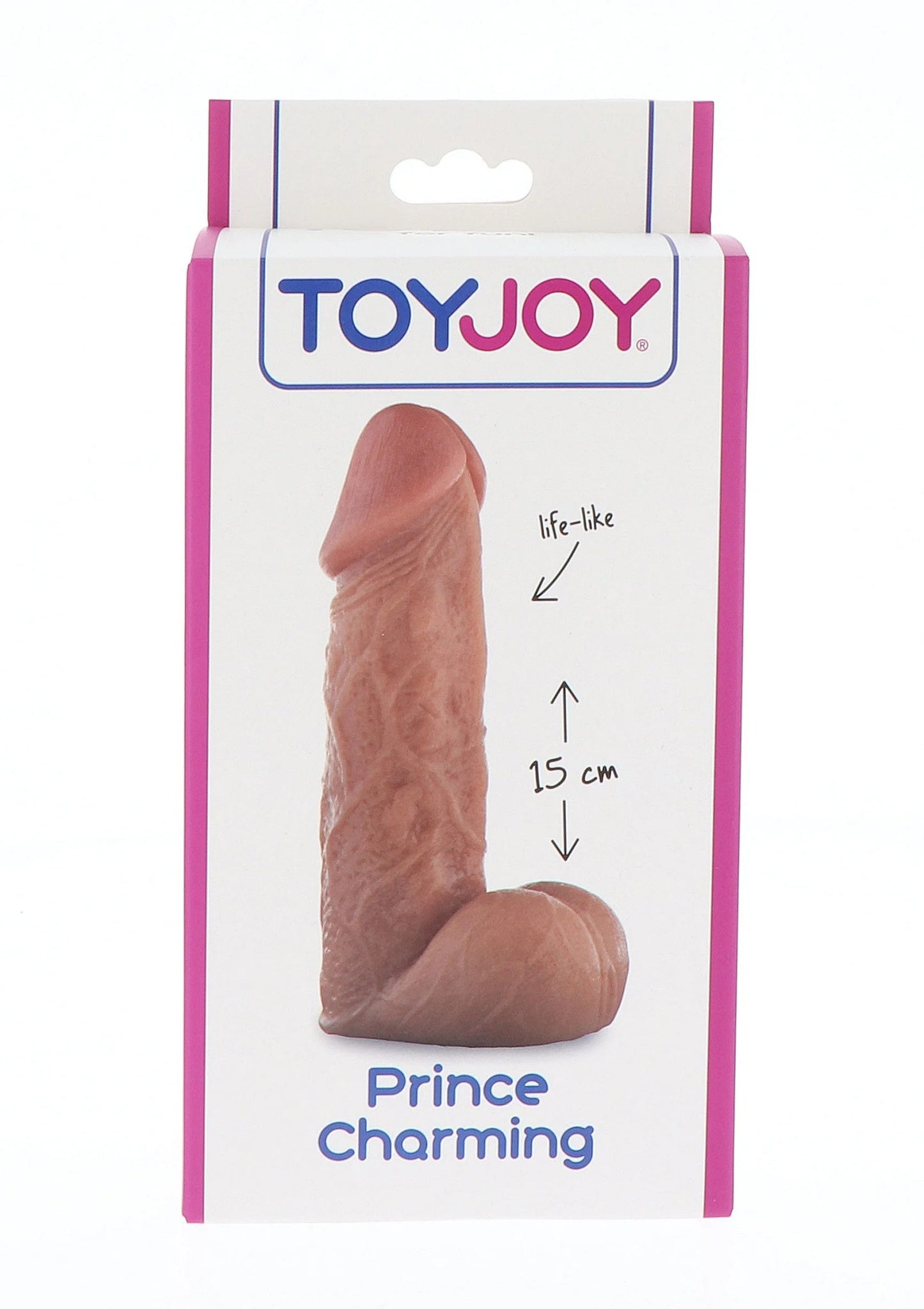 ToyJoy Prince Charming seksspeeltje van 15 cm, bruin op blisterverpakking