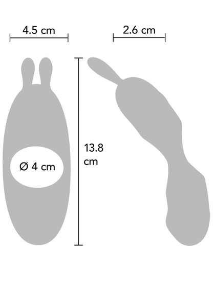 C-ring voor koppels met afmetingen: 13,8 cm lengte en Ø 4 cm opening