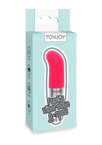 Viberette G-spot vibrator in roze met verpakking van ToyJoy