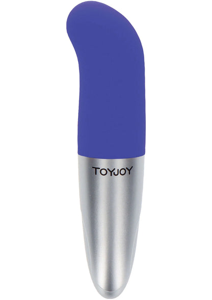 Paarse ToyJoy G-spot vibrator met zilveren handgreep