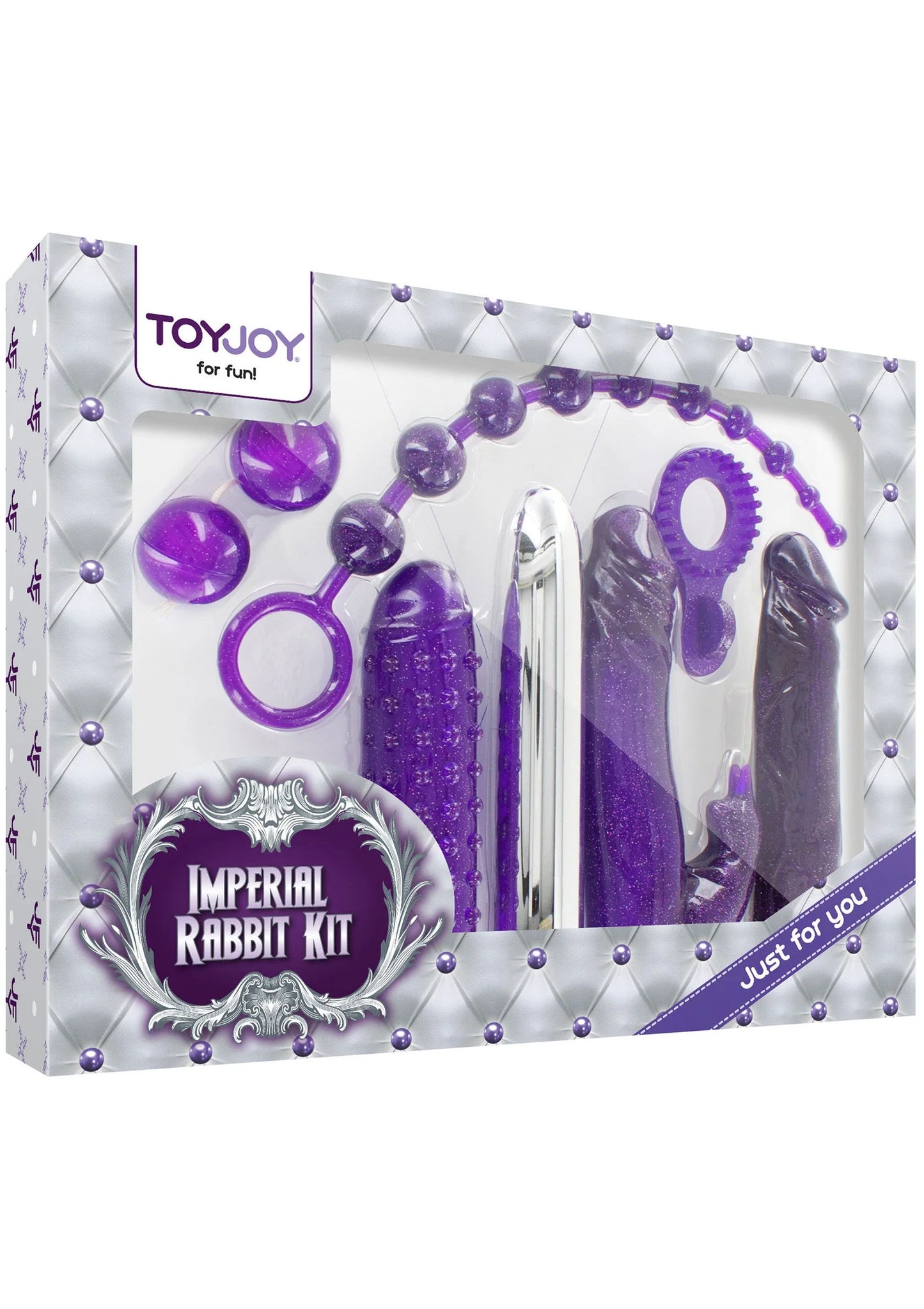 Beste vandaag nog: Just for You Imperial Rabbit Kit by ToyJoy - bij Happytoys - Default Title - 10435 - PURPLE