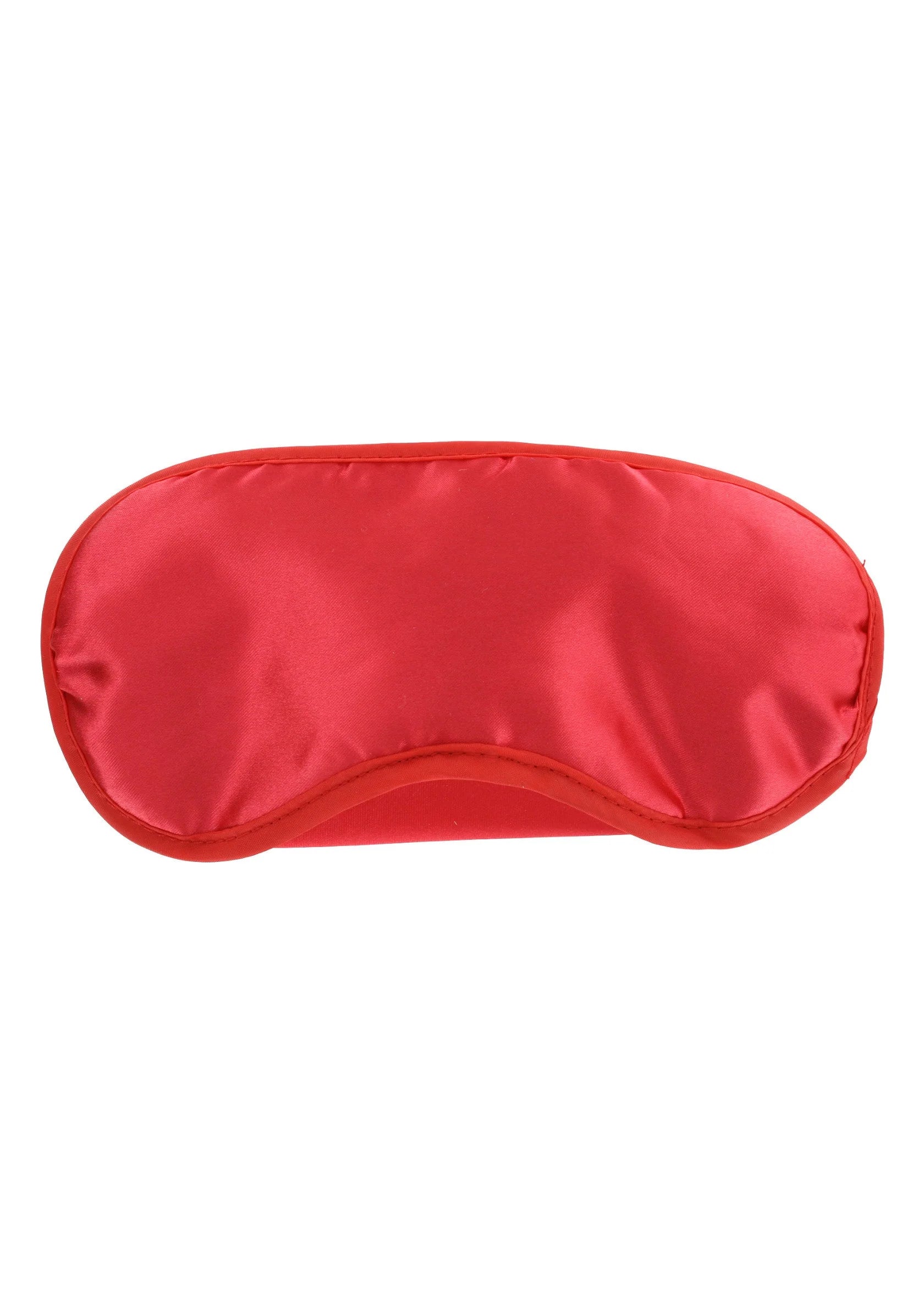 Rode satijnen oogmasker met elastische rand