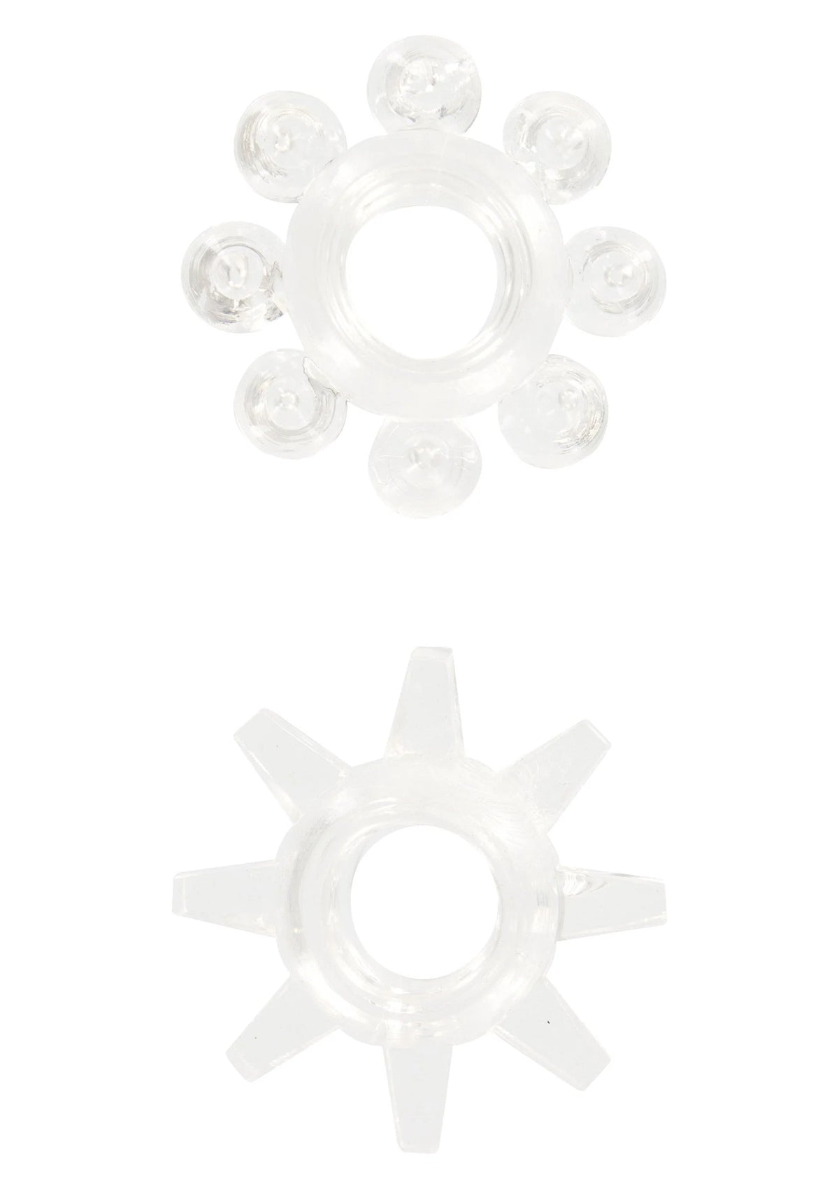 Bestel: Power Stretchy Rings 2 pcs - bij Happytoys: de erotische sex webshop | liever Happy dan Easy ⭐⭐⭐⭐⭐ - Default Title - 10459 - CLEAR