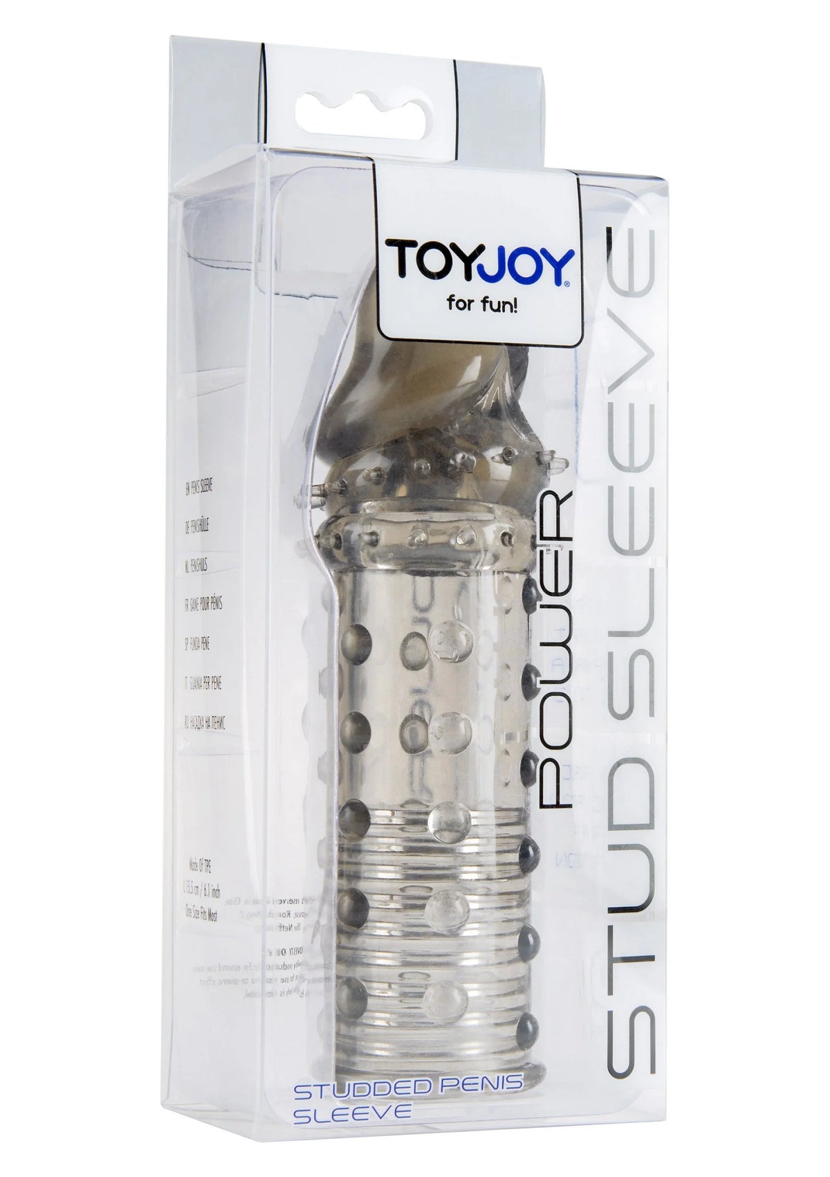 Beste vandaag nog: Manpower Power Stud Sleeve by ToyJoy - bij Happytoys Sexshop: online sex shop for Feeling Happy & Easy 😊