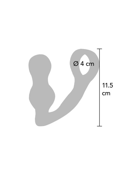Afmetingen: Ø4 cm en lengte 11,5 cm voor de vibrerende penisring
