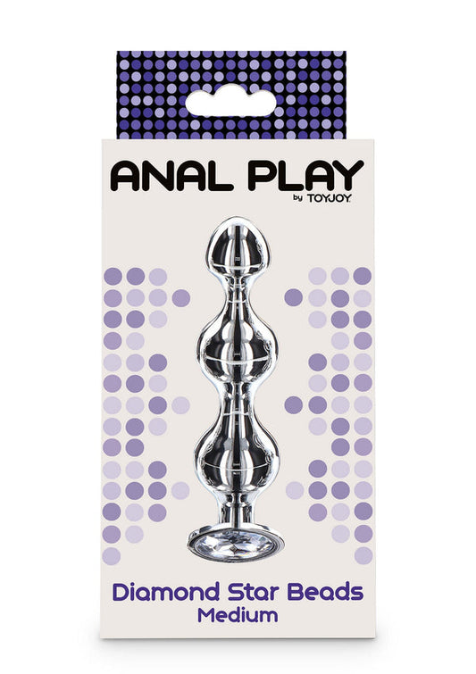 Diamond Star Beads Medium by ToyJoy Anal Play