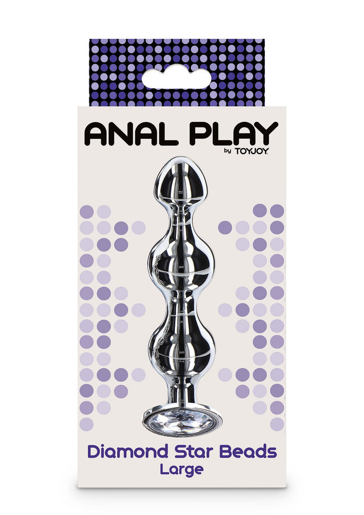 Beste vandaag nog: Diamond Star Beads Large by ToyJoy Anal Play - bij Happytoys Sexshop: online sex shop for Feeling Happy & Easy 😊