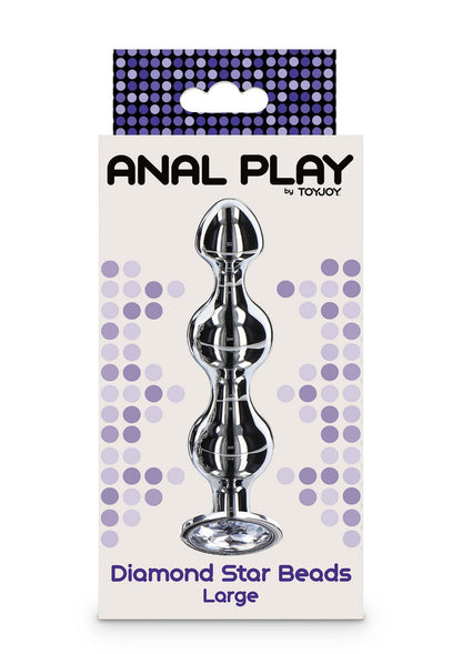 Beste vandaag nog: Diamond Star Beads Large by ToyJoy Anal Play - bij Happytoys Sexshop: online sex shop for Feeling Happy & Easy 😊