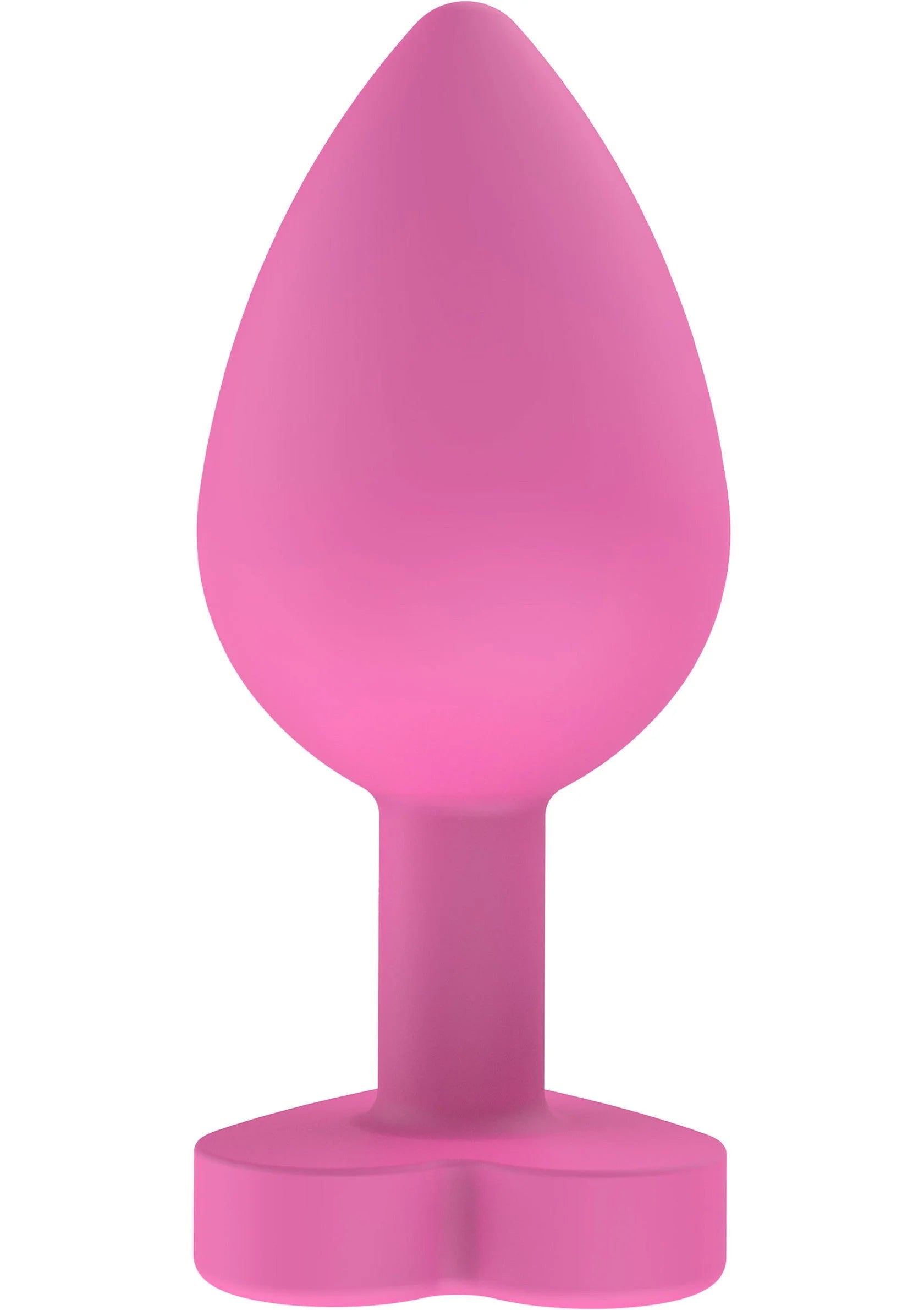 Toyjoy buttplug, roze siliconen kegelvormig met brede ronde voet