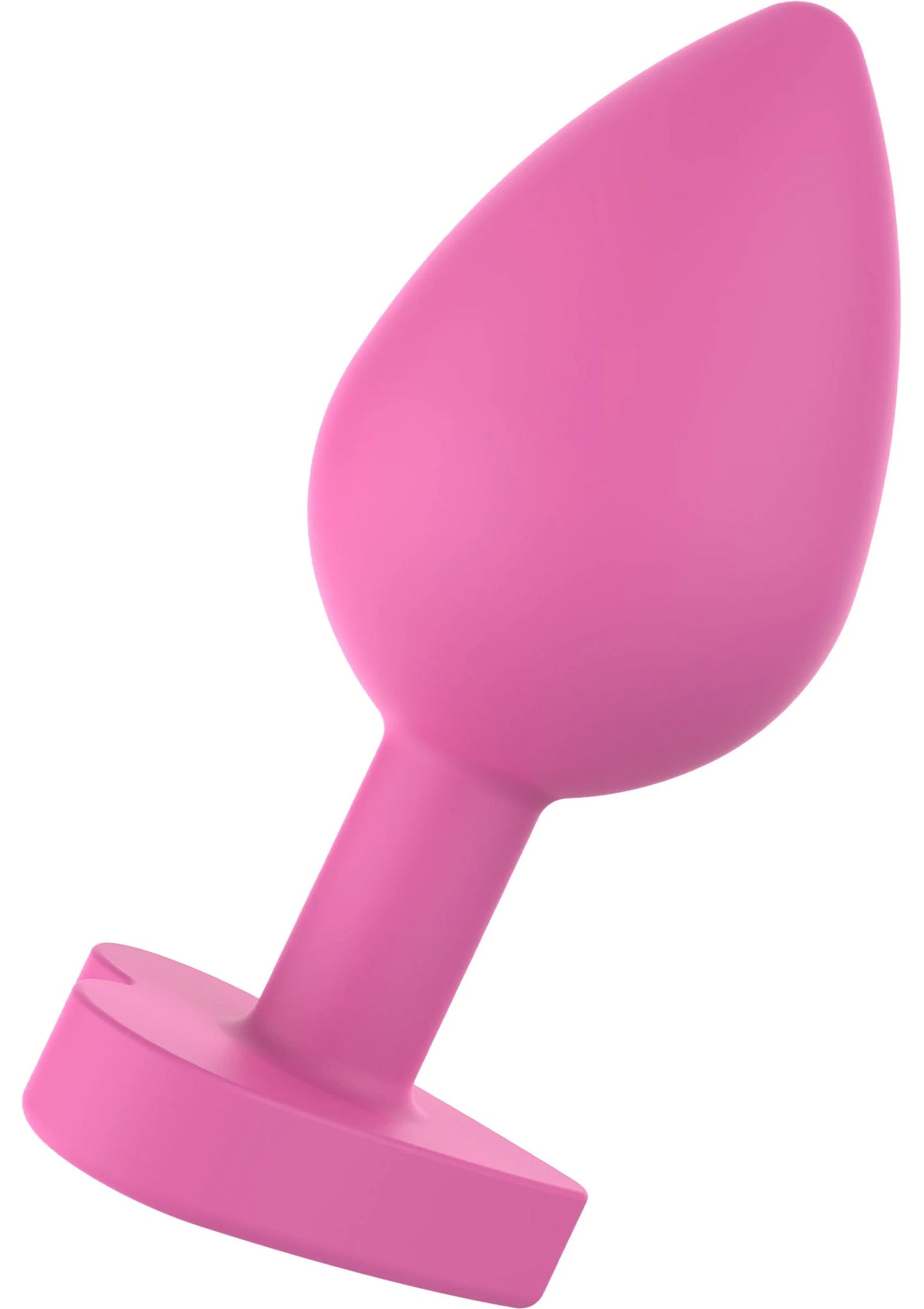 Toyjoy buttplug, roze kegelvorm met afgeronde punt en brede platte voet