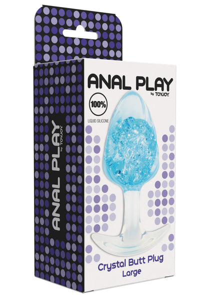 Kristall Buttplug groß