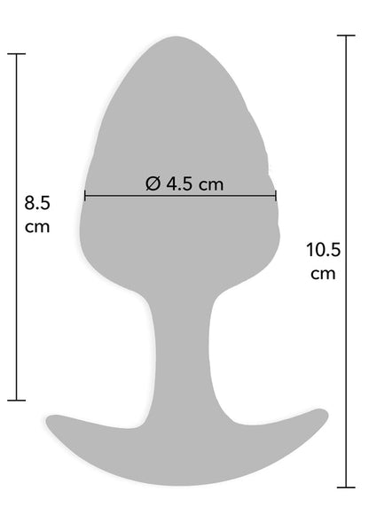Kristall Buttplug groß