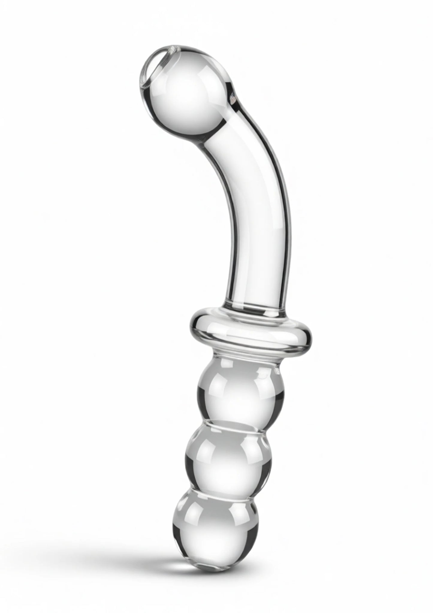 Dual-Ended Anal & G-spot Dildo byToyJoy Glass Worxx