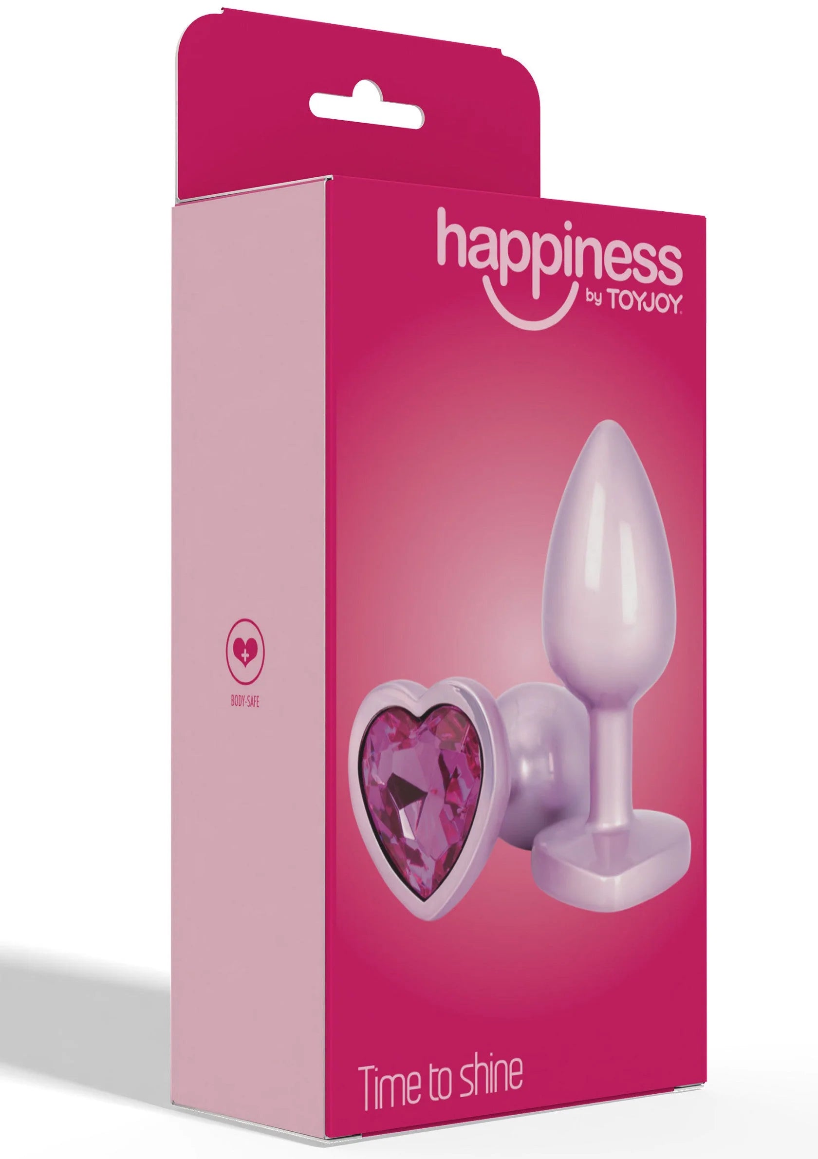 Roze Toyjoy-verpakking van buttplugset met hartvorm en druppelplug