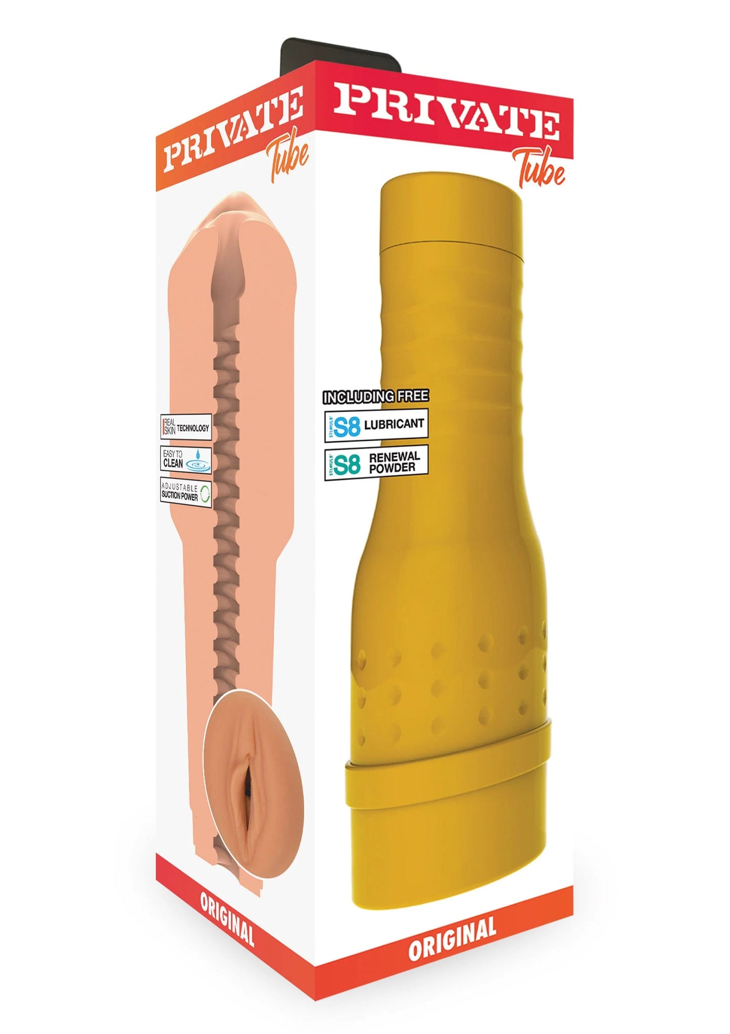 Beste vandaag nog: Original Tube Masturbator by Private - bij Happytoys Sexshop: Toys for Feeling Happy & Easy 😊