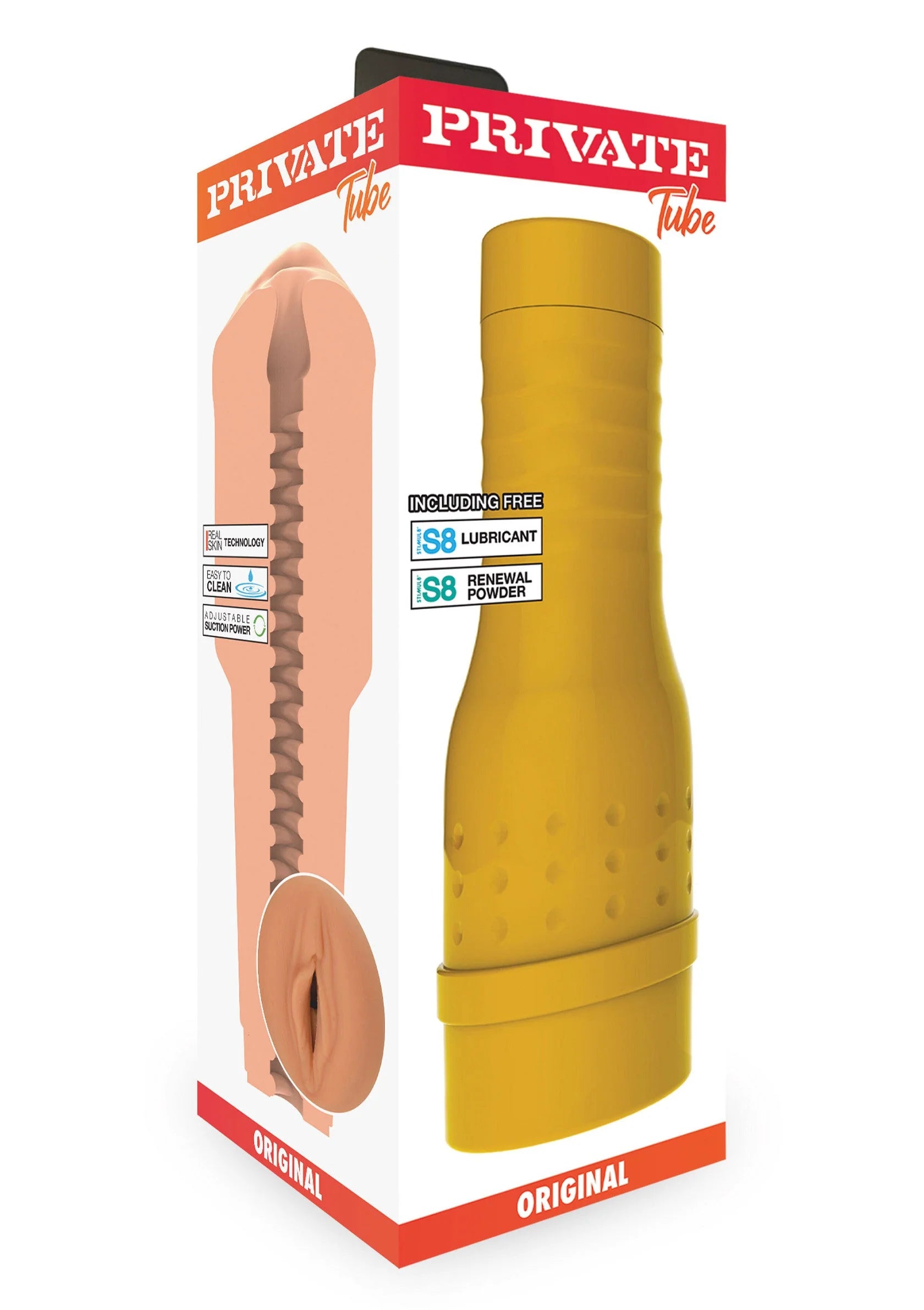 Beste vandaag nog: Original Tube Masturbator by Private - bij Happytoys Sexshop: Toys for Feeling Happy & Easy 😊