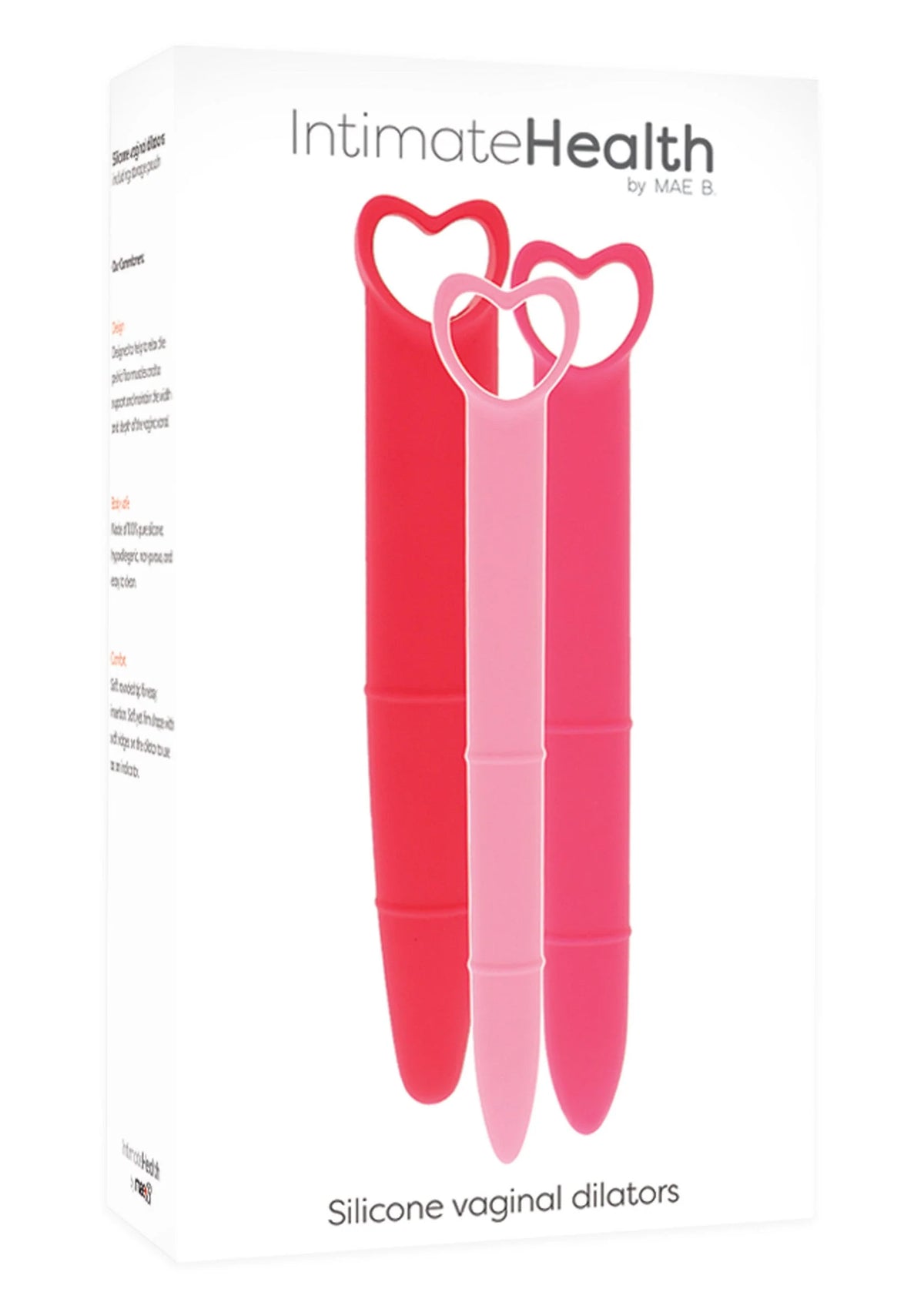 Bestel: Intimate Health by Mae B Silicone Vaginal Dilators 3pcs - bij Happytoys: de erotische sex webshop | liever Happy dan Easy ⭐⭐⭐⭐⭐