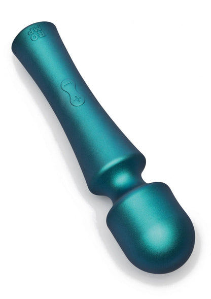 Turquoise Romp-wand met afgeronde kop en reliëf op de steel