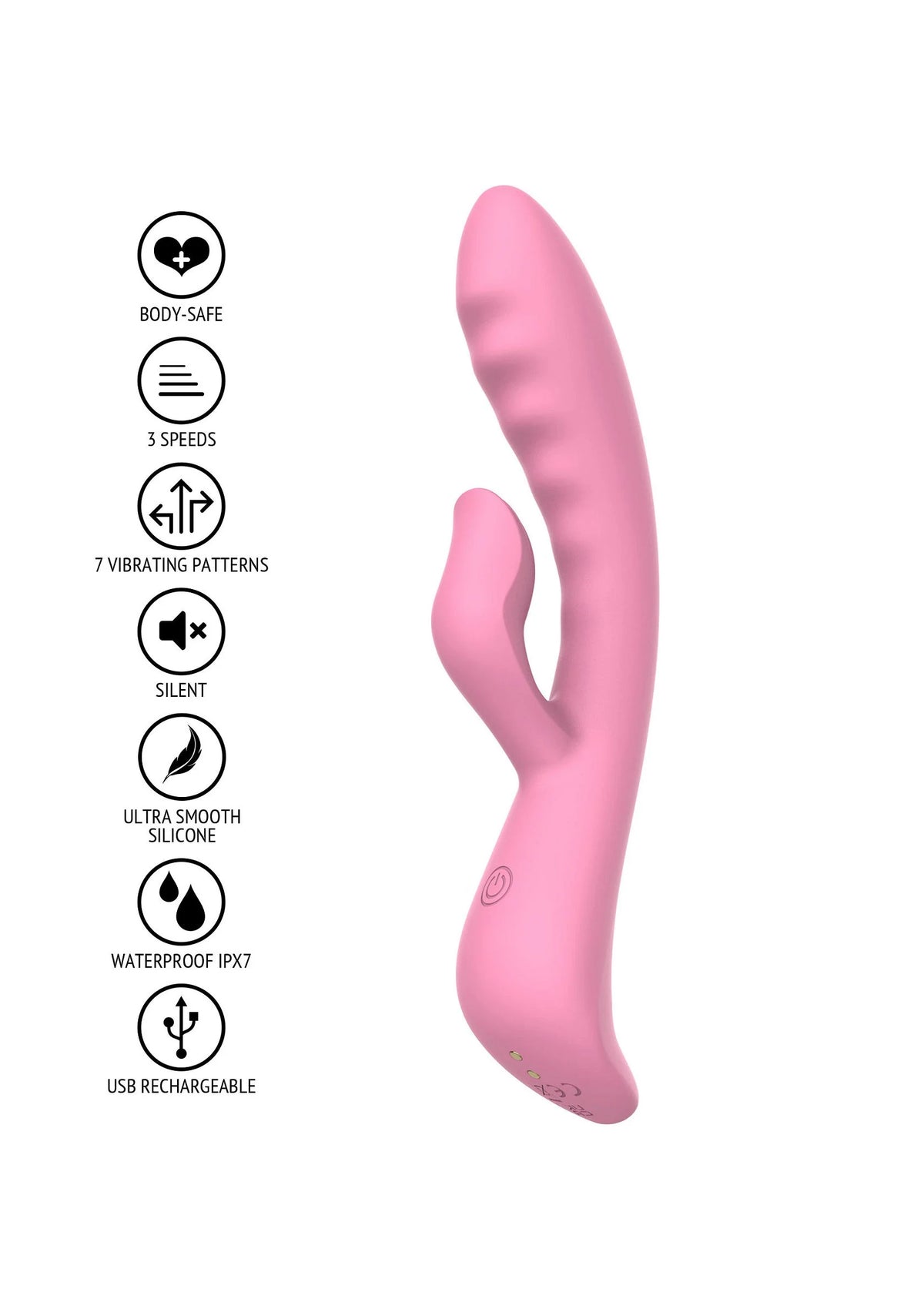 Bestel: The Belle Rabbit Vibrator by ToyJoy - bij Happytoys: de erotische sex webshop | liever Happy dan Easy ⭐⭐⭐⭐⭐