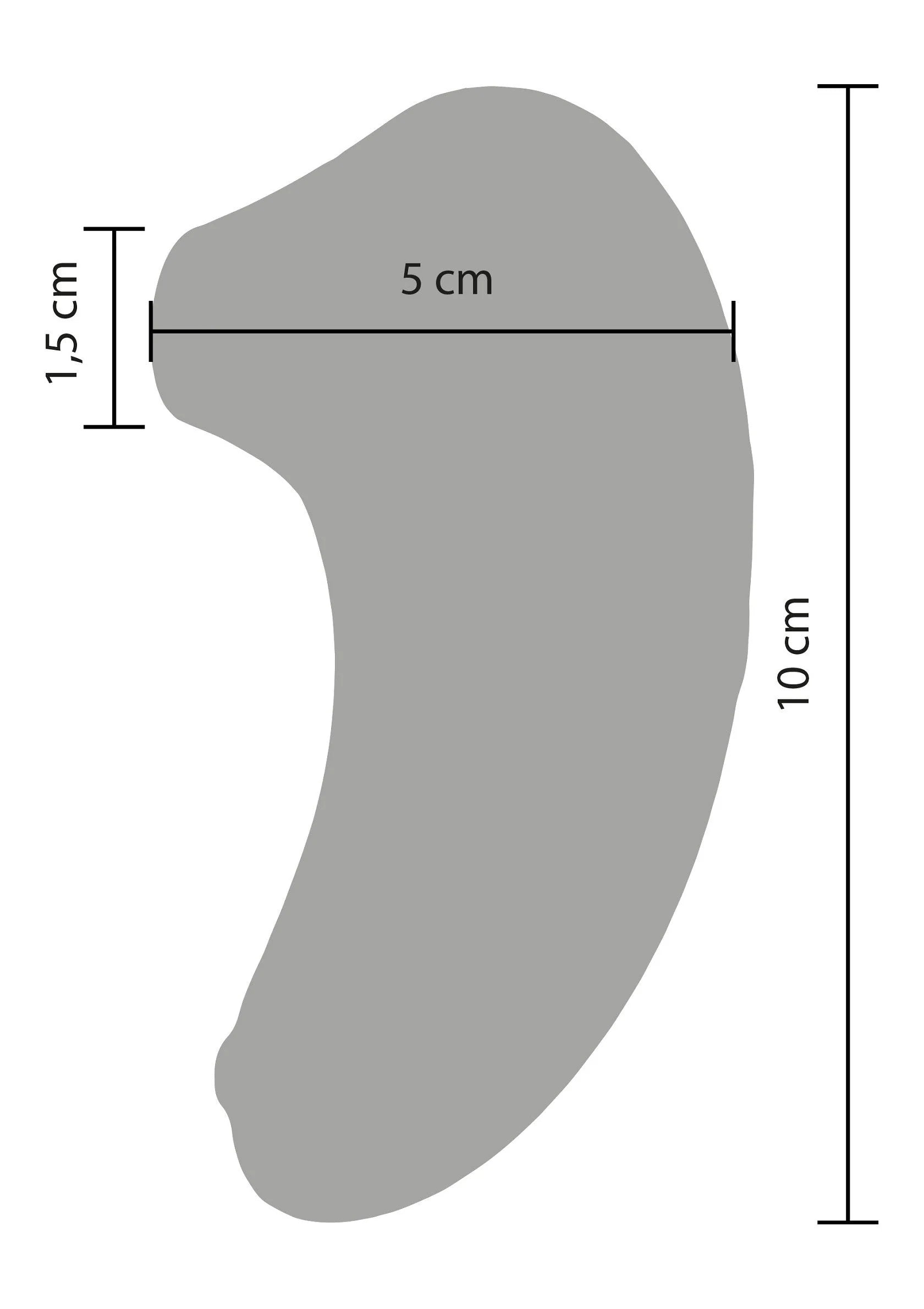 Love-stimulator van Xocoon, maatindicatie 15×10 cm