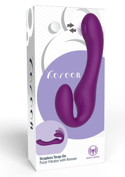 Strapless Strap-On Pulse Vibrator by Xocoon
