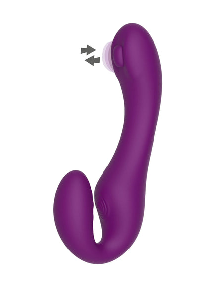 Strapless Strap-On Pulse Vibrator by Xocoon