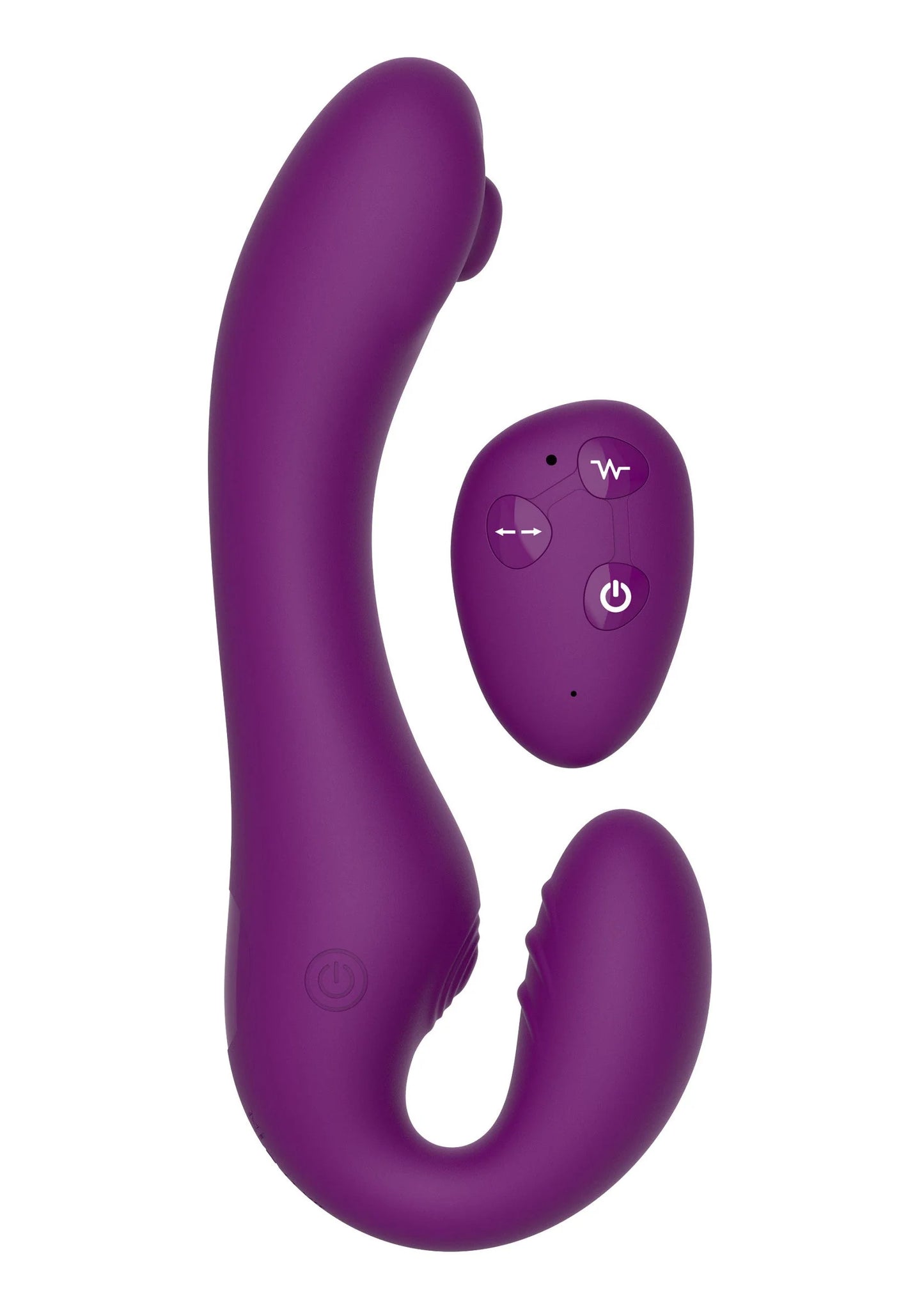 Strapless Strap-On Pulse Vibrator by Xocoon