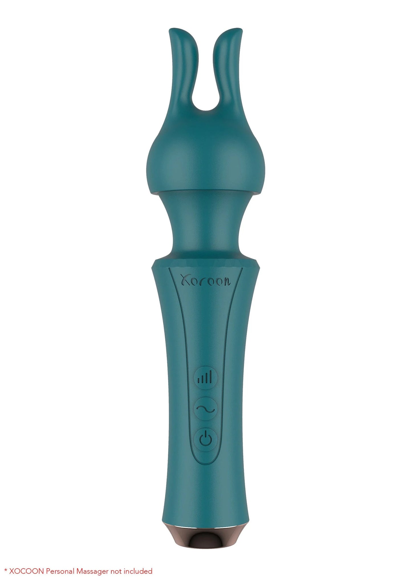 Xocoon persoonlijke massager, groen handvat met bedieningsknoppen