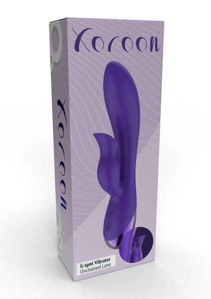 Xocoon verpakking met paarse G-spot konijnvibrator