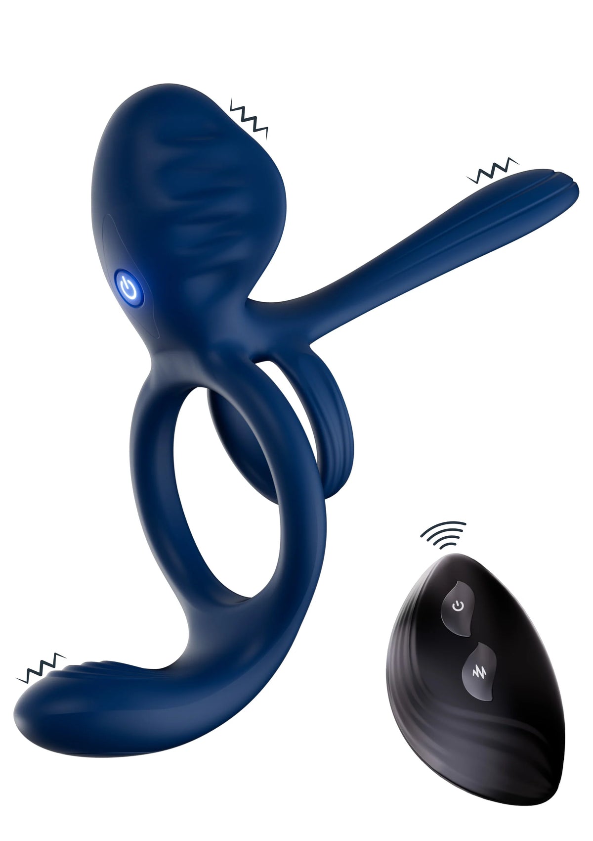Dualdrive Couples Slimline Vibrator Ring by Xocoon