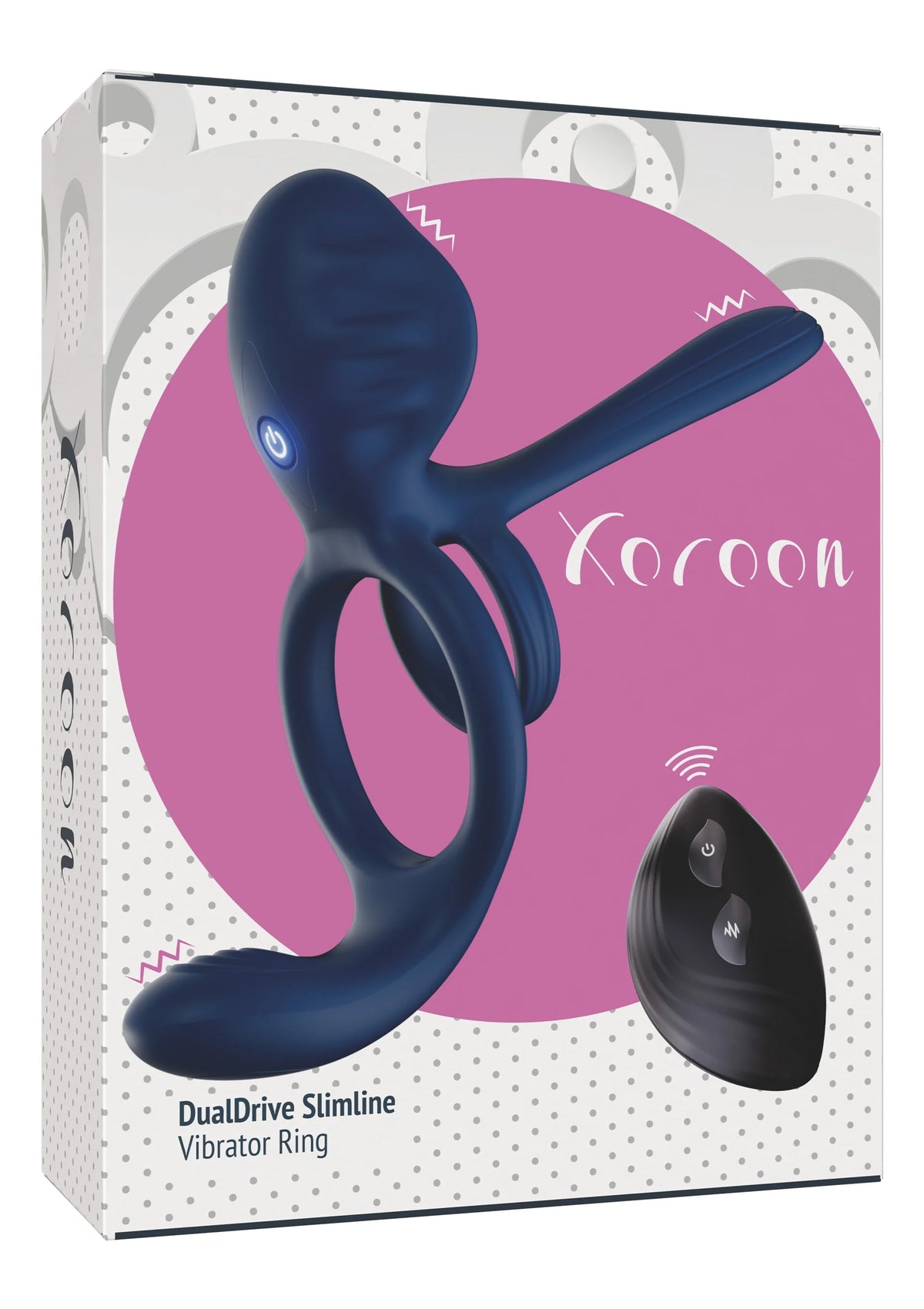 Dualdrive Couples Slimline Vibrator Ring by Xocoon