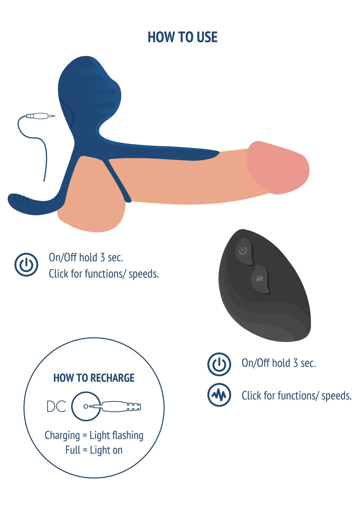 Dualdrive Couples Slimline Vibrator Ring by Xocoon
