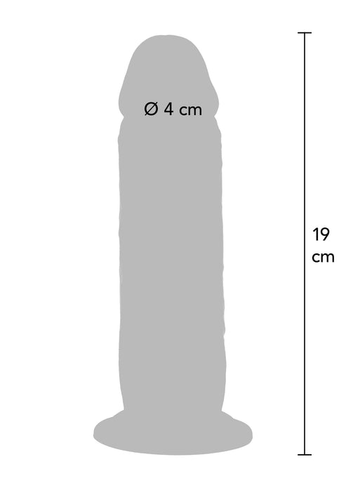 Foreskin Dong Vibrating Silicone 19 cm by ToyJoy
