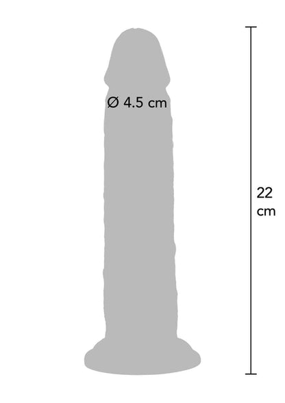 Foreskin Dong Vibrating Silicone 22 cm by ToyJoy
