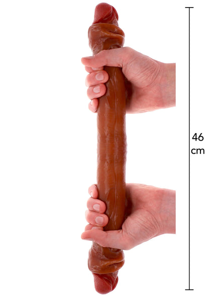 Beste vandaag nog: Get Real Silicone Foreskin Double Dong 46 cm by ToyJoy - bij Happytoys Sexshop: Toys for Feeling Happy & Easy 😊