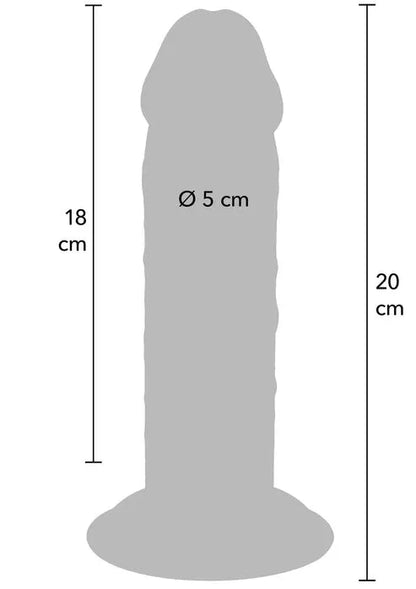 Deluxe Dual Density Thick Dong TPE 20 cm by ToyJoy