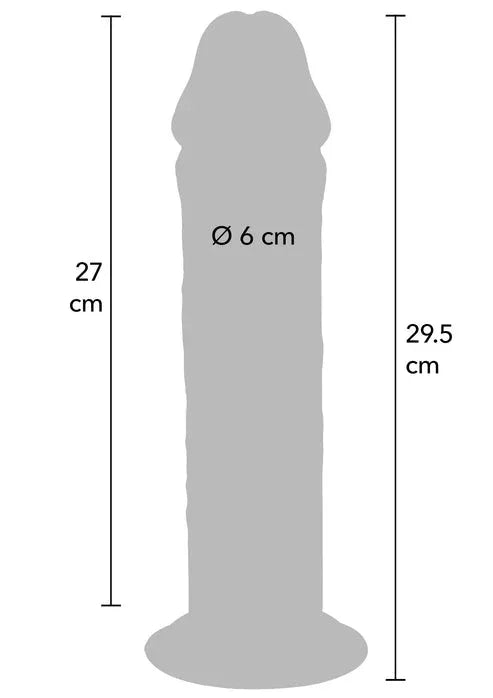 Deluxe Dual Density Thick Dong TPE 29.5cm by ToyJoy