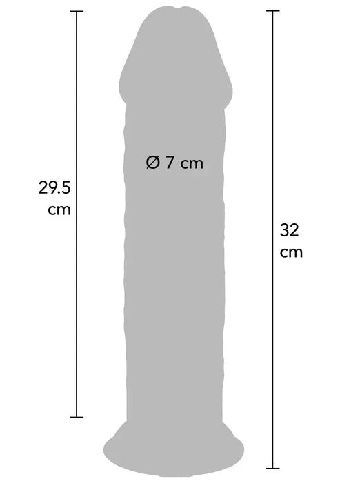 Deluxe Dual Density Thick Dong TPE 32 cm by ToyJoy