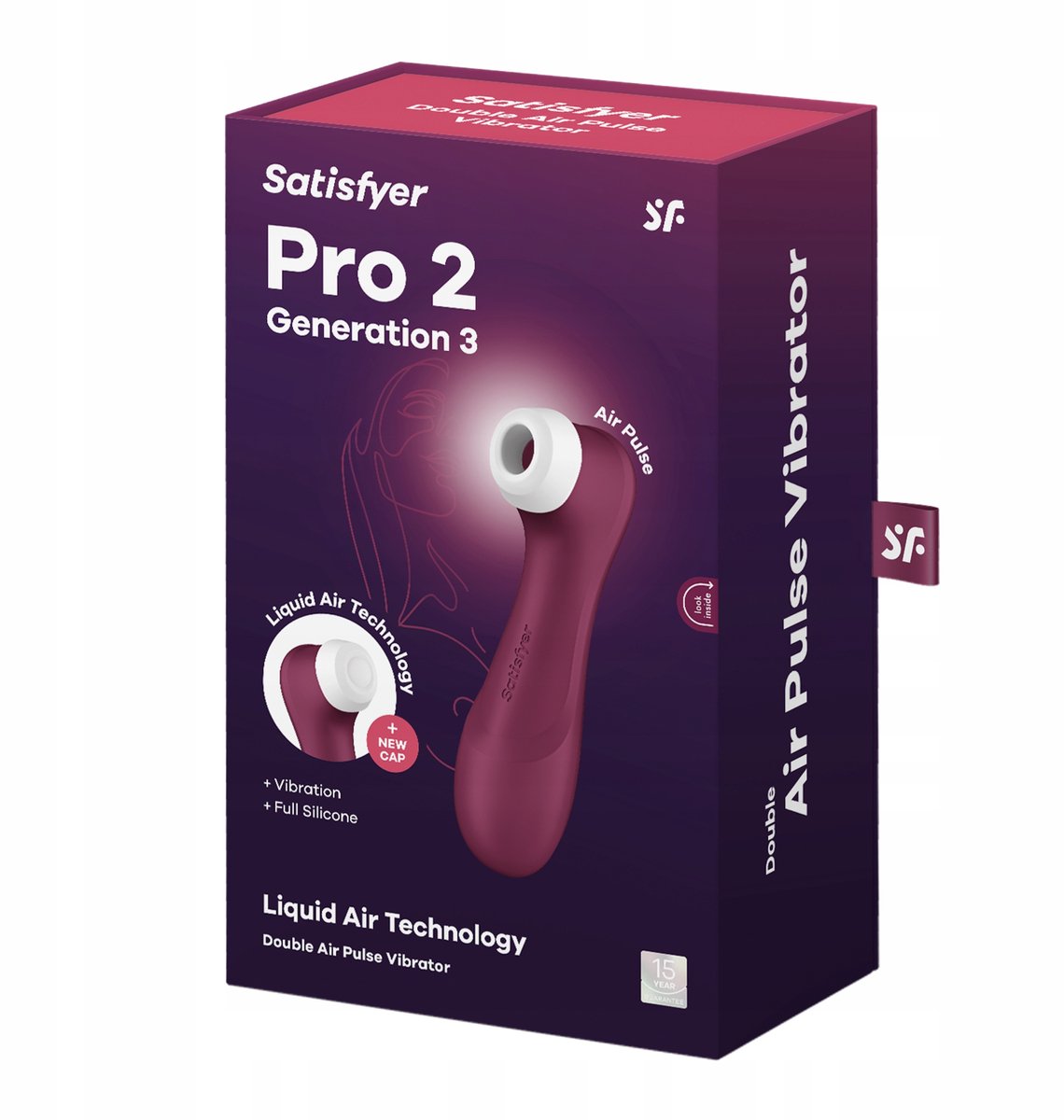 Satisfyer – Pro 2 Generation 3 – Luftdruckvibrator – Rot