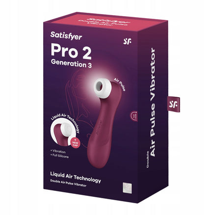 Satisfyer – Pro 2 Generation 3 – Luftdruckvibrator – Rot