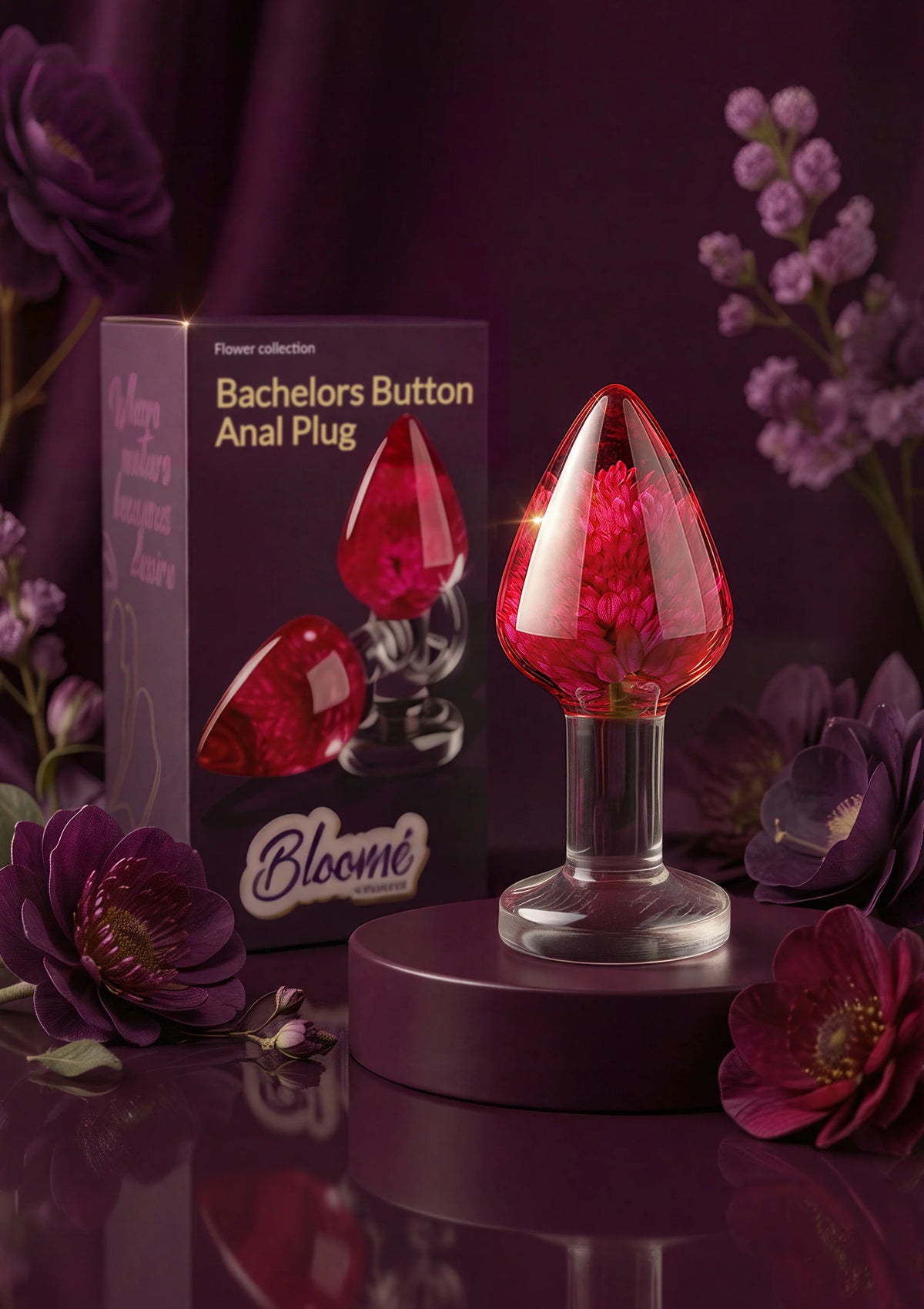 Bachelors Button Anal Plug Medium by ToyJoy Bloomé
