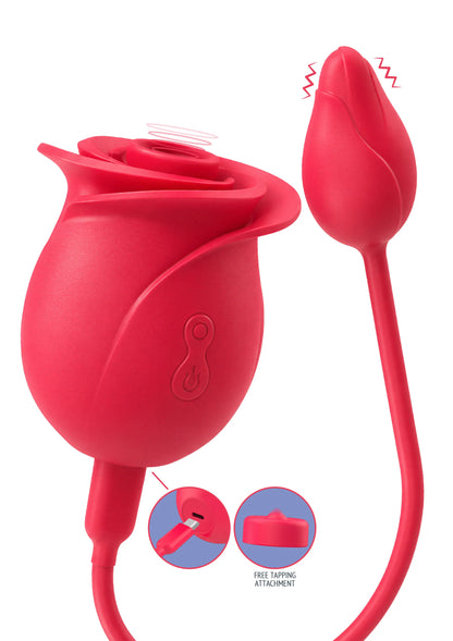 Bestel: Blushing Rose Stimulator by Xocoon - vibrators bij Happytoys.nl, happytoys.be, Happytoys.ae: erotische sex webshop | liever Happy dan Easy ⭐⭐⭐⭐⭐ - Default Title - 11155 - RED