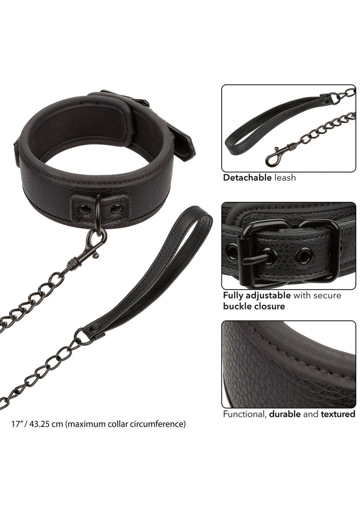 Bestel: Nocturnal Collar & Leash by CalExotics Nocturnal - bij Happytoys.nl, happytoys.be, Happytoys.ae: erotische sex webshop | liever Happy dan Easy ⭐⭐⭐⭐⭐